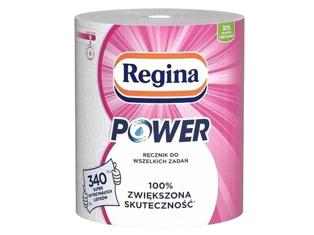 Regina Regina Papierová utierka na upratovanie POWER 1 rolka, certifikovaná Národným hygienickým ústavom 2 balík